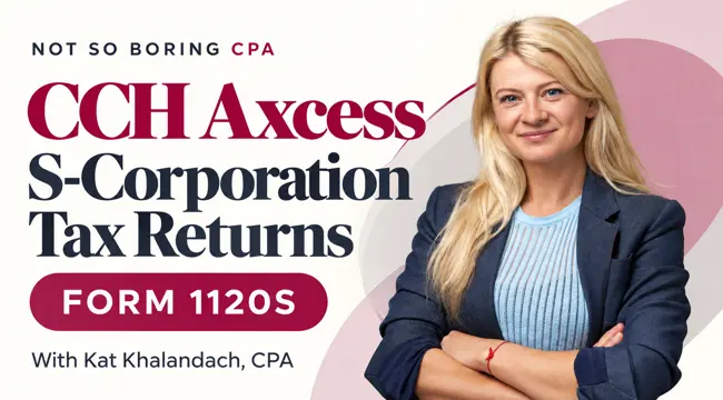 S-Corporation in CCH Axcess